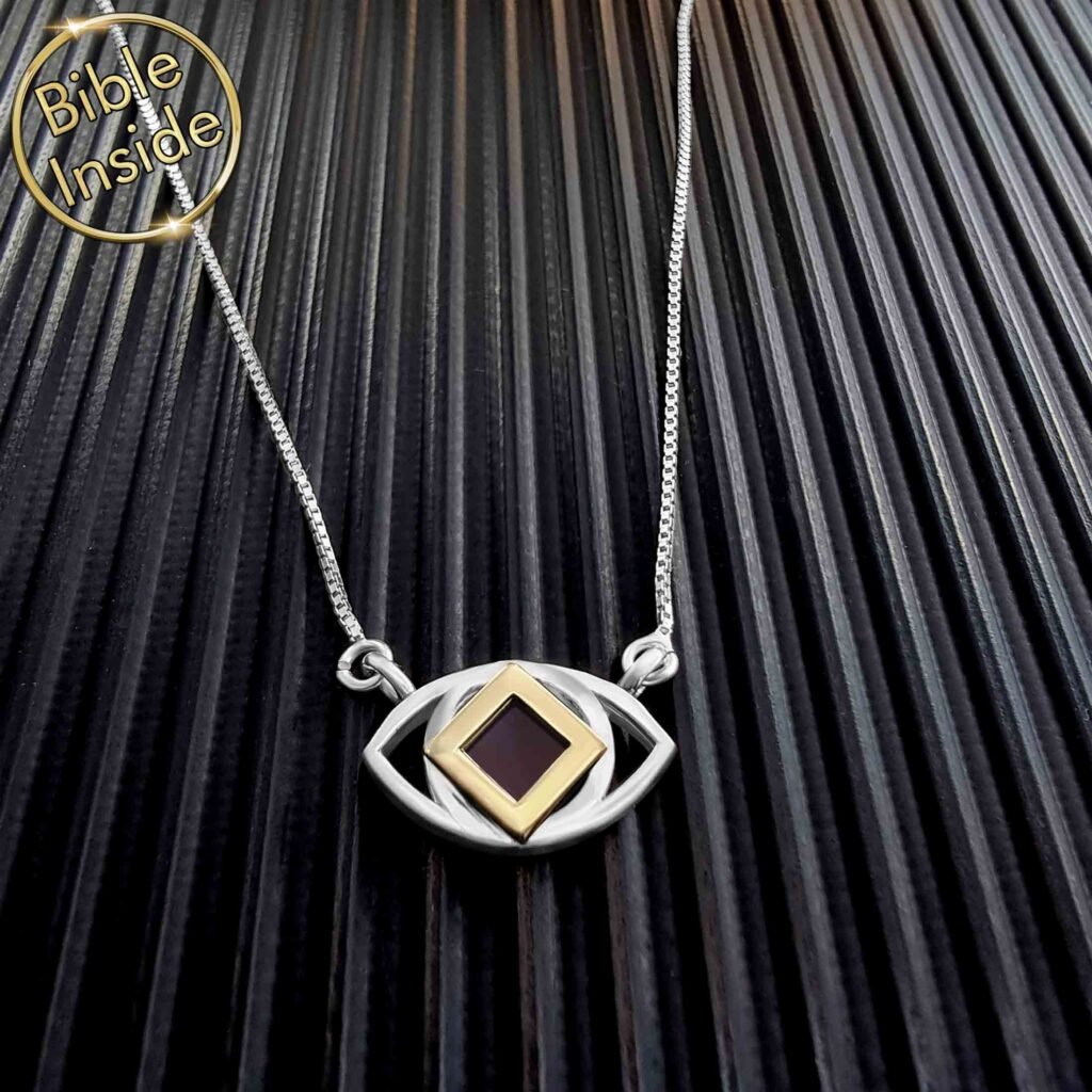 Wife Christmas Jewelry Cross Necklace with New Testament Bible Inside MyNanoJewelry